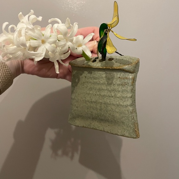 Set of hanging ceramic flower holder (or other display/mail) - Picture 4 of 12